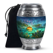 Magical Pumpkin Funeral Urn - Halloween Theme Cremation Urn For Ashes
