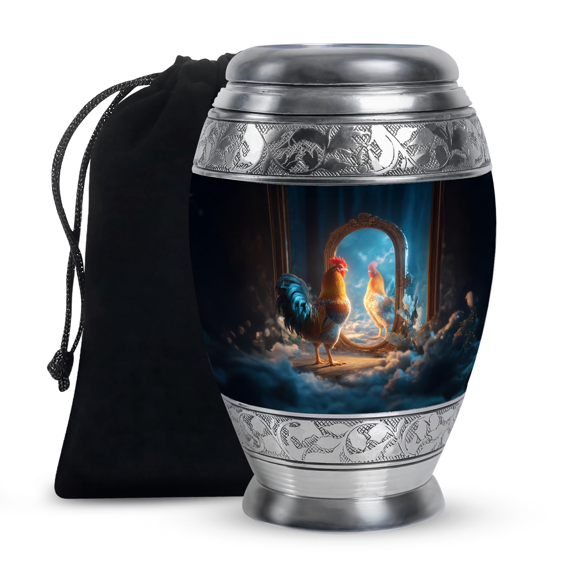 Hen Tribute Memorial Urn - Stylish Memorial Urn For Adult Ashes