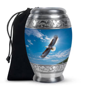 Eagle Theme Funeral Urn - Large Cremation Urn For Adult Ashes