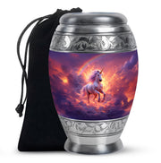 Unicorn Theme Funeral Urn - Spiritual Theme Memorial Urn For Adult Ashes