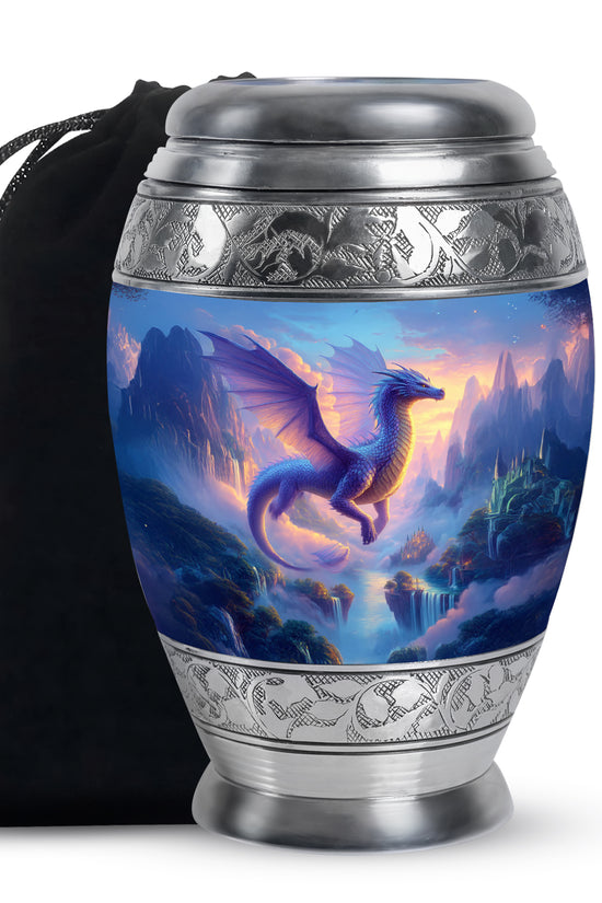 Artistic Dragon Funeral Urn - Unique Fantasy Cremation Urn For Adult Ashes
