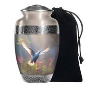 Dove Bird Theme Cremation Urn - Large Memorial Urn For Female