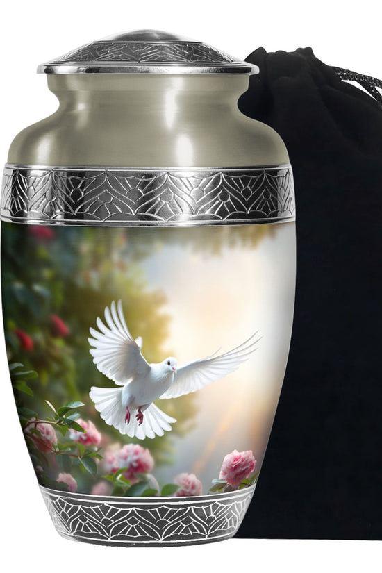 Dove Bird Memorial Urn For Ashes Beautiful Cremation Urn For Burial