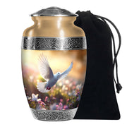 Spiritual Dove Memorial Urn - Beautiful Nature Funeral Urn For Ashes