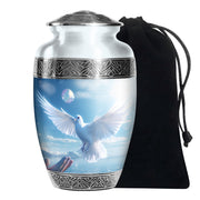 Dove Funeral Urn - Heaven Theme Memorial Urn For Female