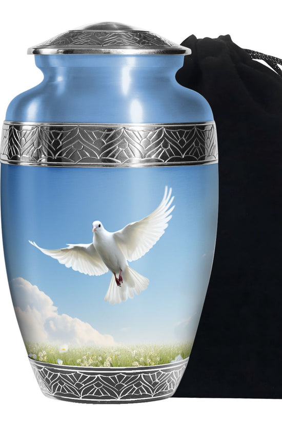 Dove Bird Memorial Urn For Ashes - Cremation Urn For Loved Ones