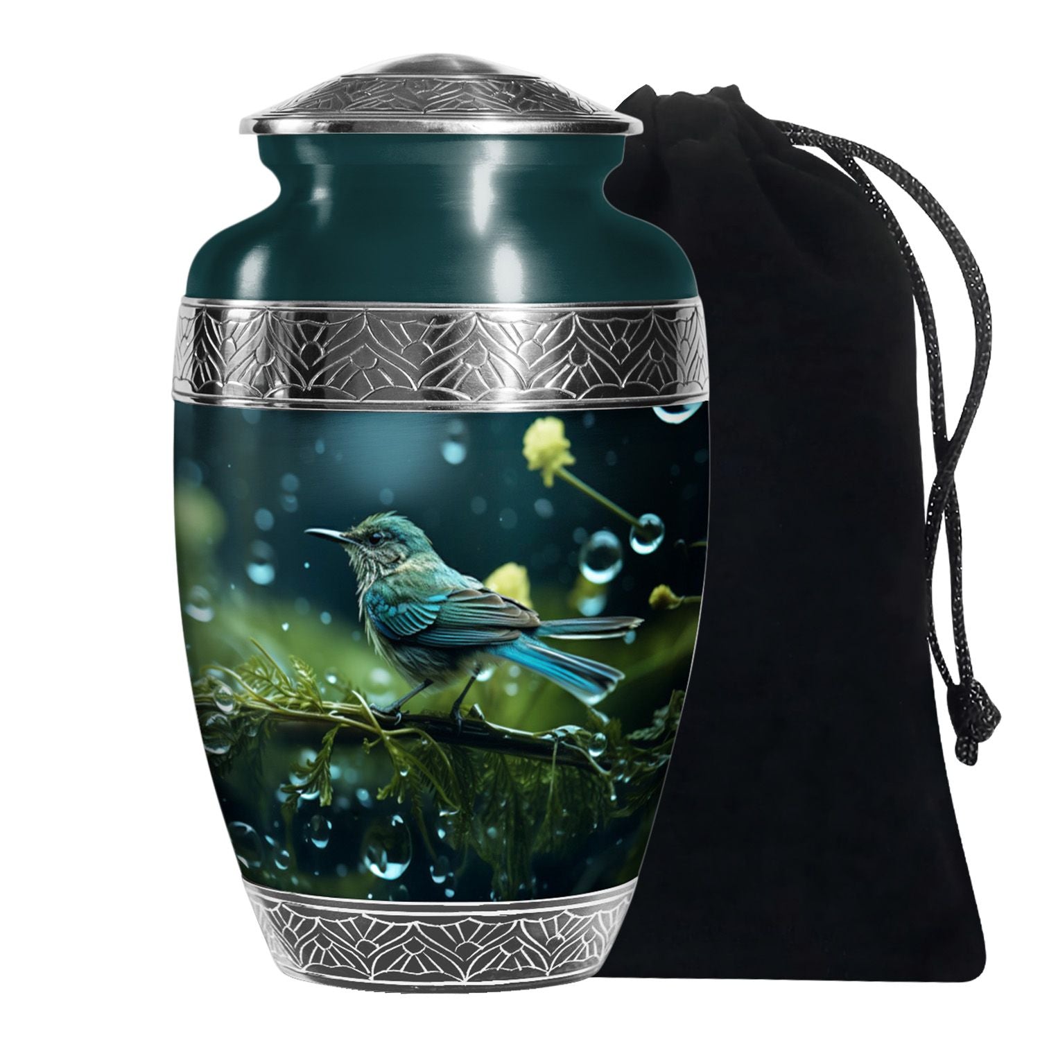 Sparrow Memorial Urn For Ashes - Large Cremation Urn For Ashes