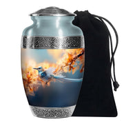 Sparrow Memorial Urn - Large Cremation Urn For Burial