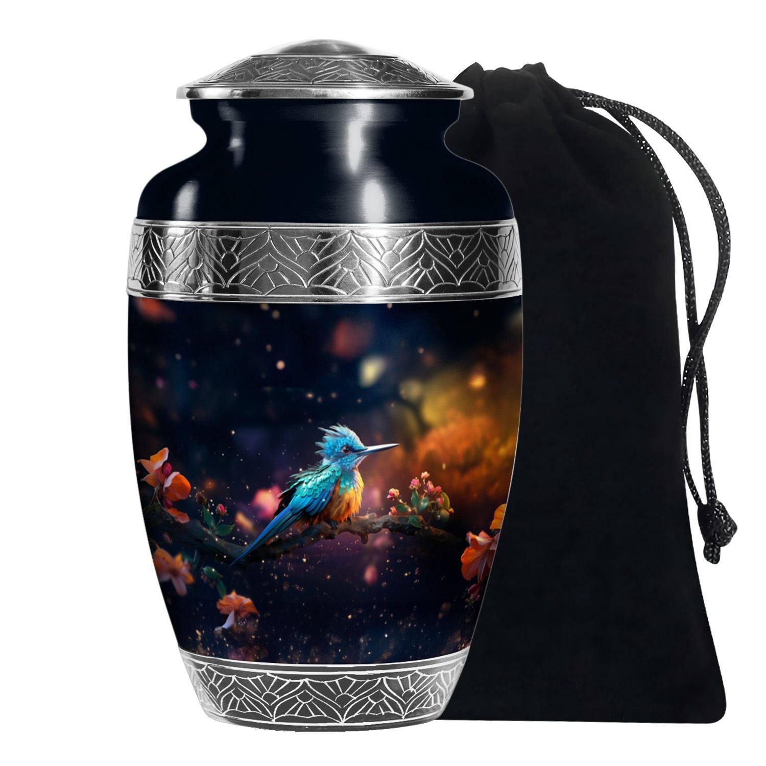 Sparrow Cremation Urn - Bird Theme Funeral Urn For Ashes
