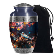 Decorative Sparrow Ashes Urn - Artistic Cremation Urn For Male & Female