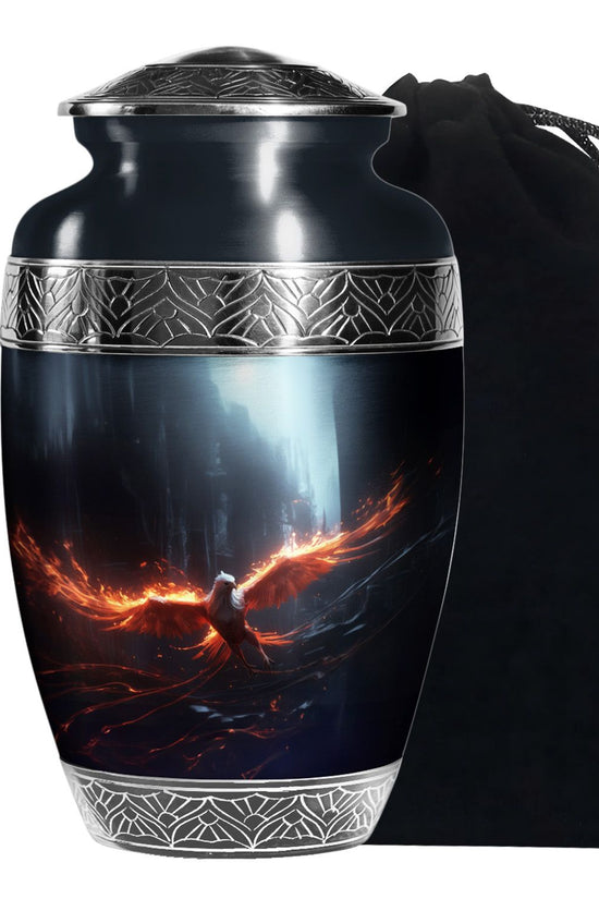 Phoenix Memorial Urn For Ashes - Cremation Urn For Male & Female