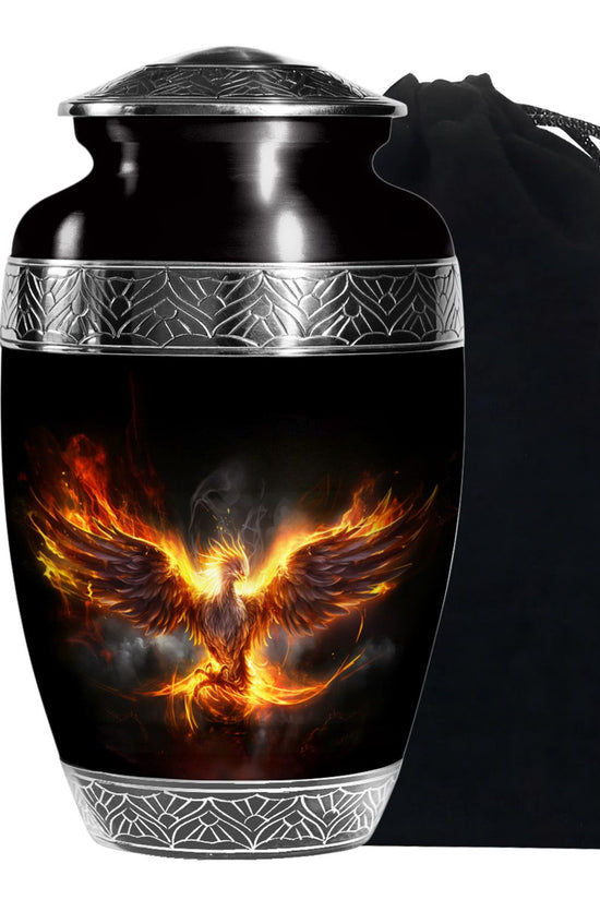 Phoenix Funeral Urn - Aluminium Urn For Male & Female
