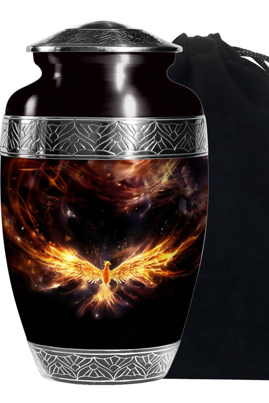 Phoenix Memorial Urn - Large Cremation Urn For Loved Ones