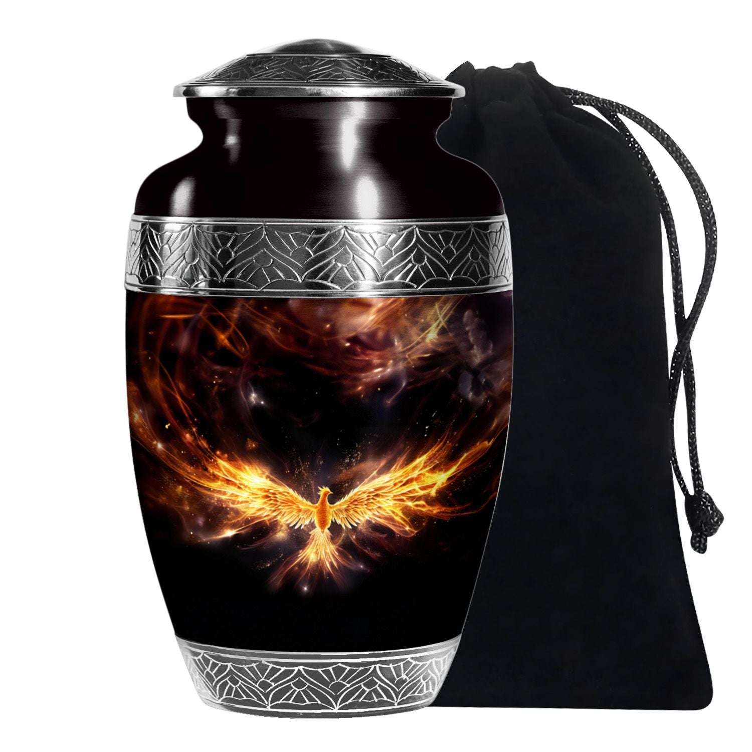 Phoenix Memorial Urn - Large Cremation Urn For Loved Ones