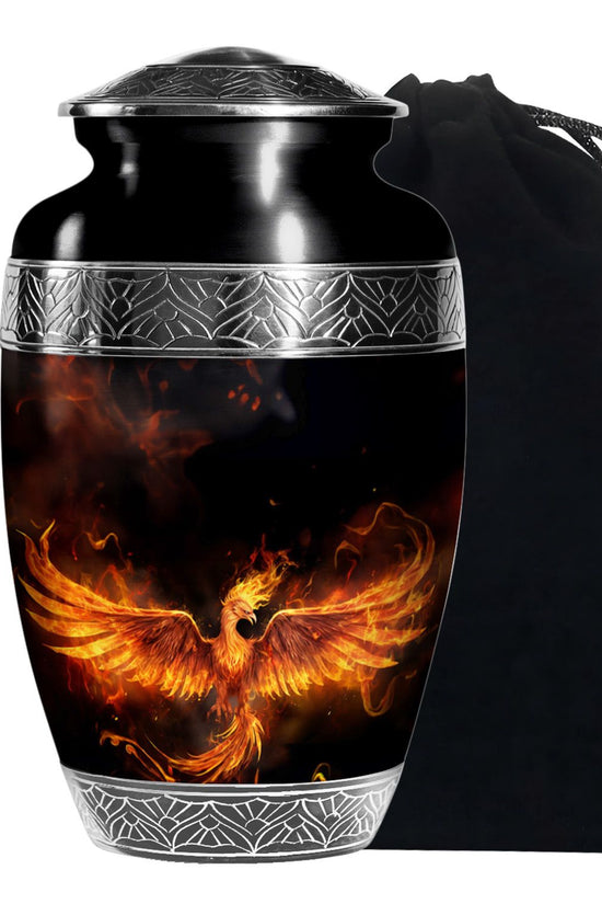 Phoenix Fire Memorial Urn - Spritual Cremation Urn For Loved Ones