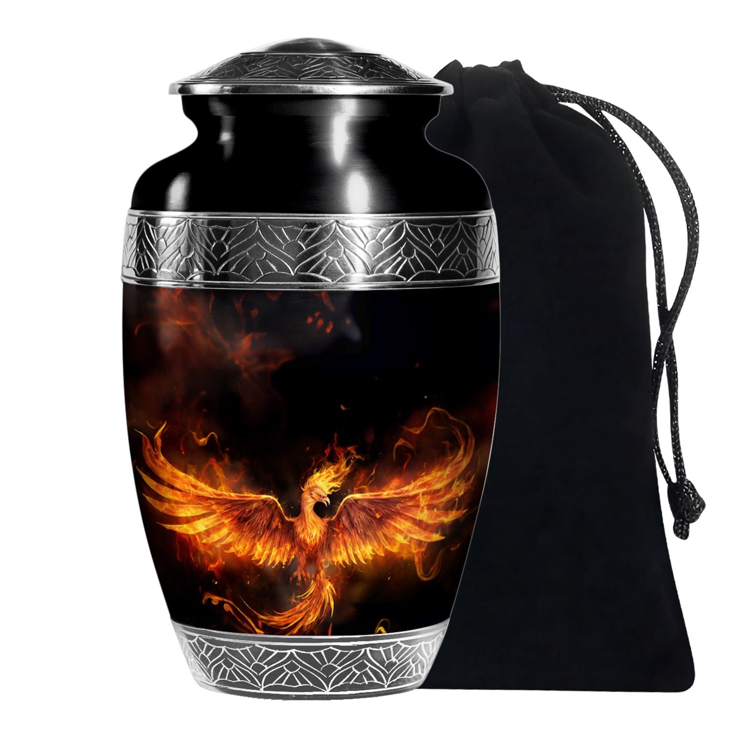 Phoenix Fire Memorial Urn - Spritual Cremation Urn For Loved Ones