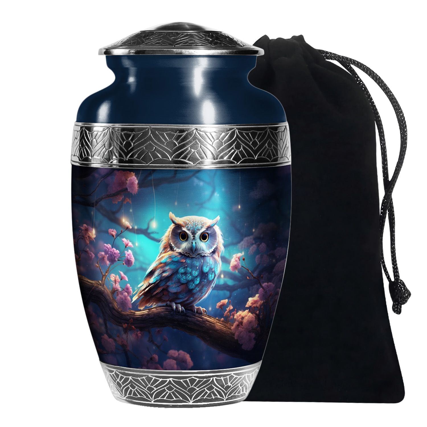 Owl Cremation Urn - Beautiful Memorial Urn For Male & Female