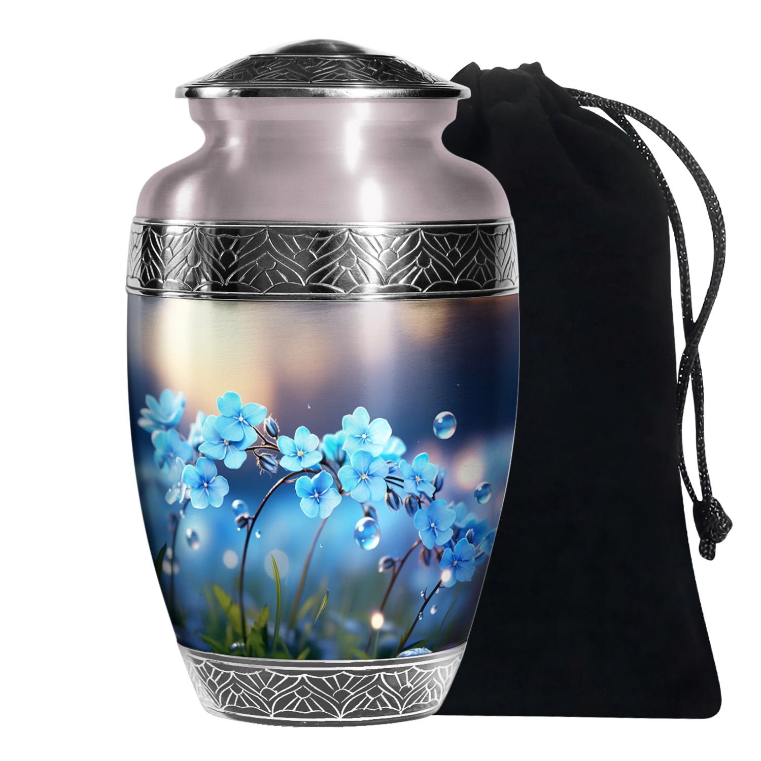 Scorpion Grass Decorative Funeral Urn - Human Ashes Cremation Urn