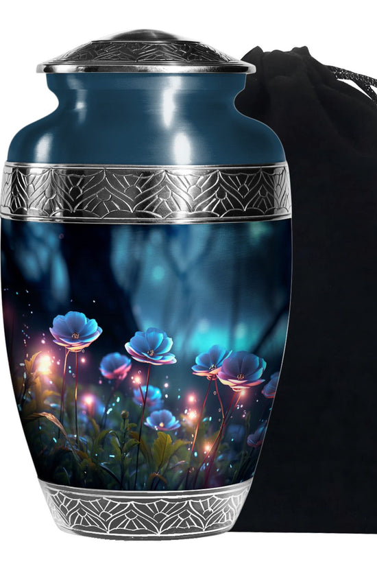 Scorpion Grass Adult Memorial Urn - Elegant Cremation Urn For Ashes