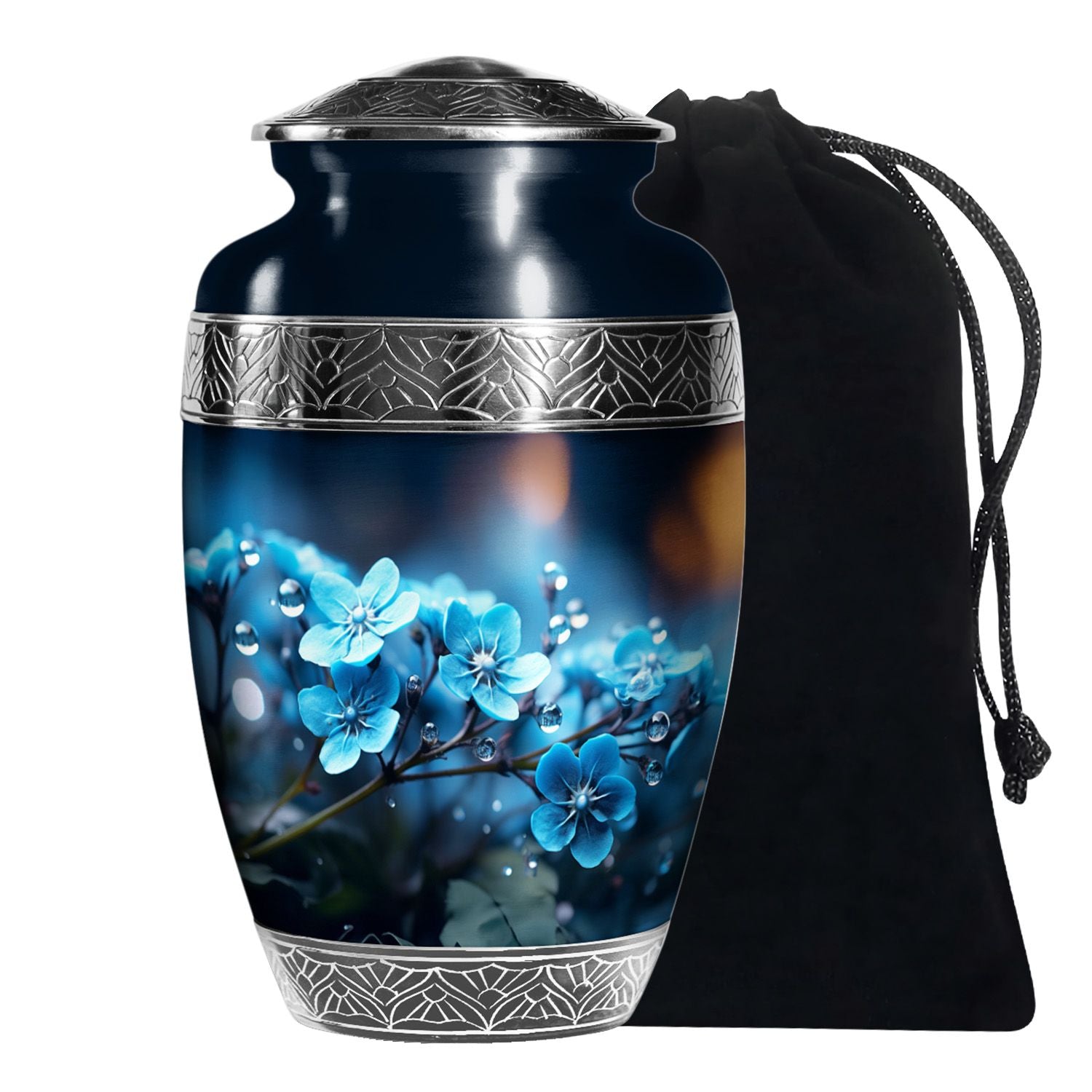 Scorpion Grass Adult Funeral Urn - Stylish Cremation Urn For Ashes