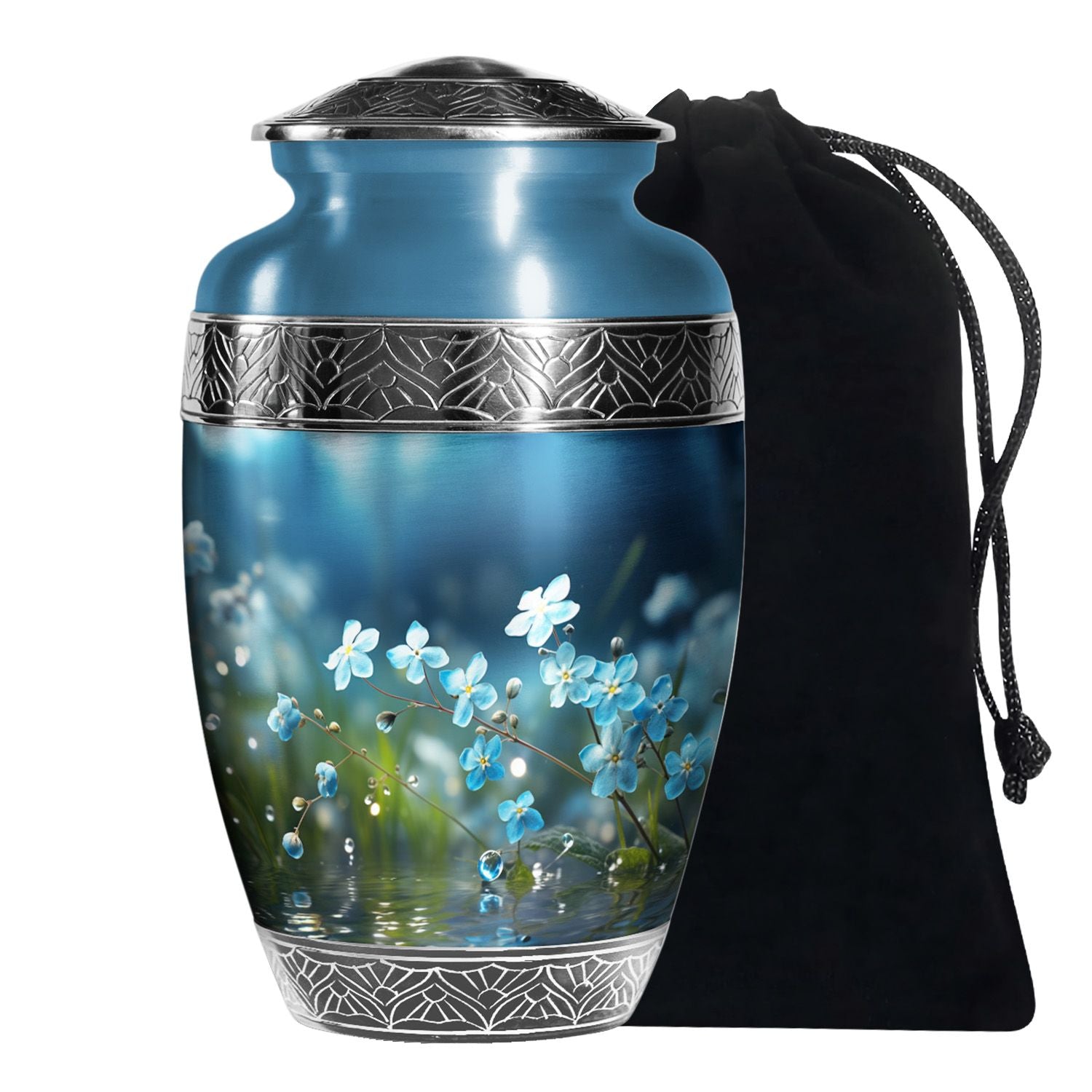Scorpion Grass Cremation Urn - Decorative Funeral Urn For Human Ashes