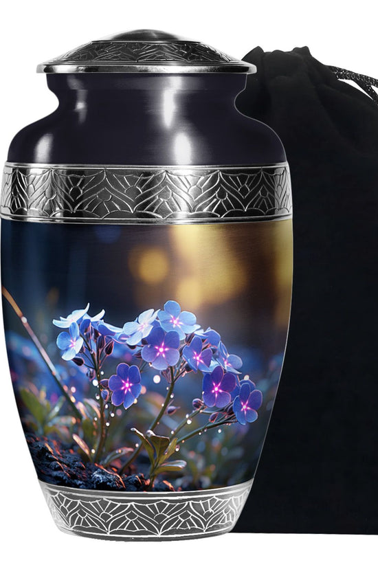 Scorpion Grass Funeral Urn For Ashes - Decorative Aluminium Cremation Urn