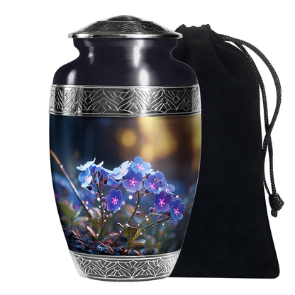 Scorpion Grass Funeral Urn For Ashes - Decorative Aluminium Cremation Urn