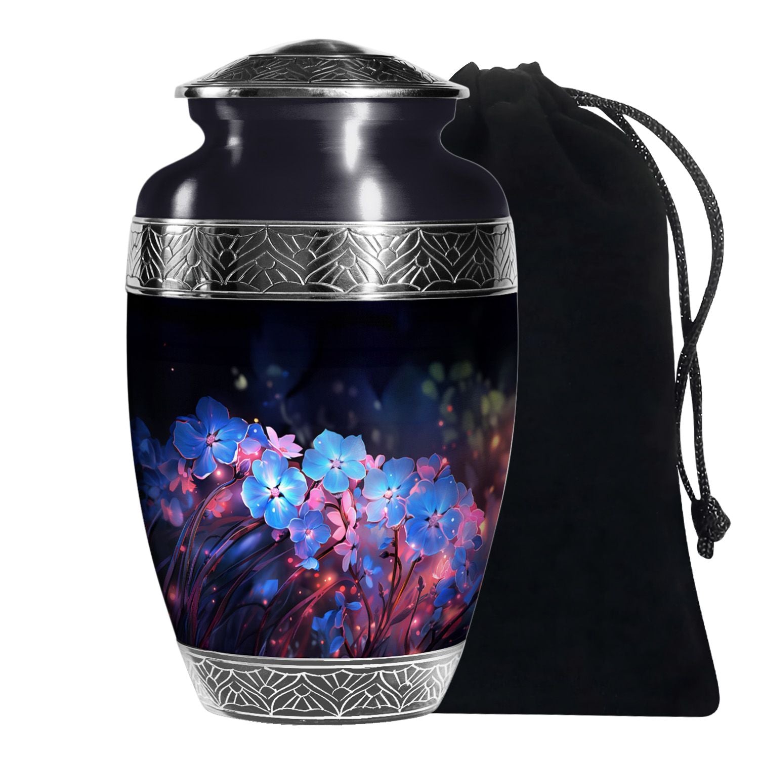Scorpion Grass Cremation Urn - Elegant Adult Memorial Urn For Human Ashes