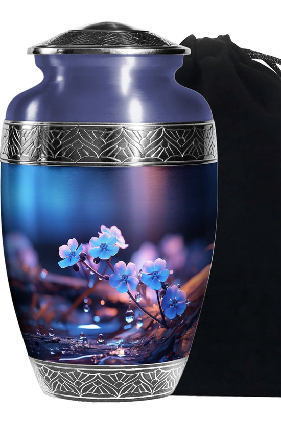 Lily Blossom Cremation Urn - Elegant Funeral Urn For Human Ashes