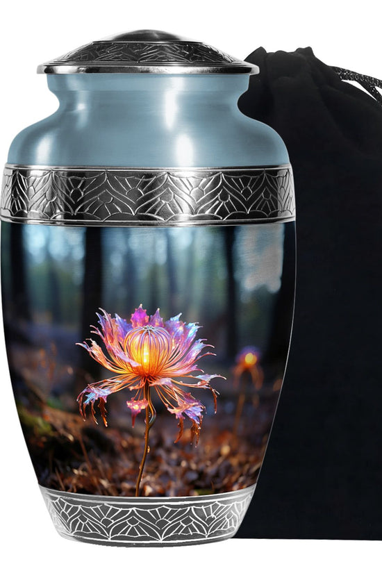 Mystic Floral Cremation Urn - Elegant Memorial Urn For Ashes