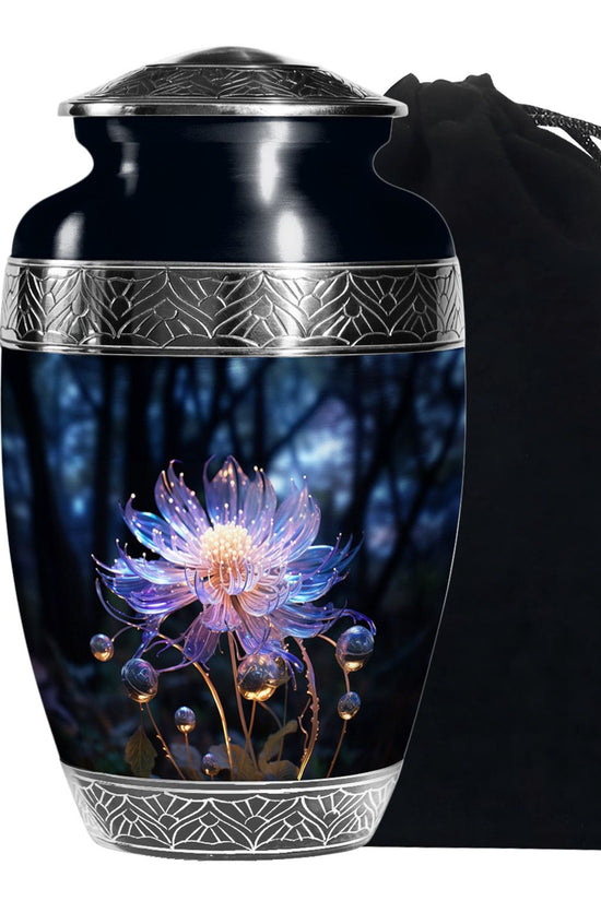 Beautiful Flower Cremation Urn - Forest Funeral Urn For Burial