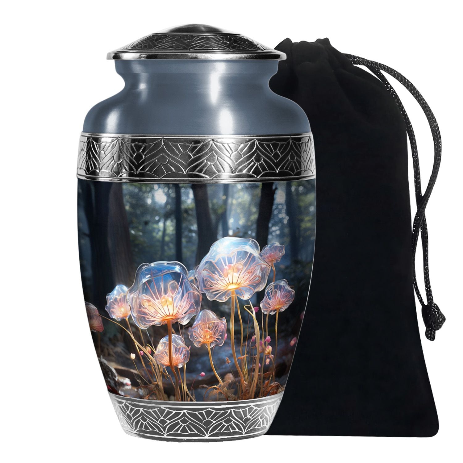 Jellyfish Memorial Urn - Large Cremation Urn For Male & Female