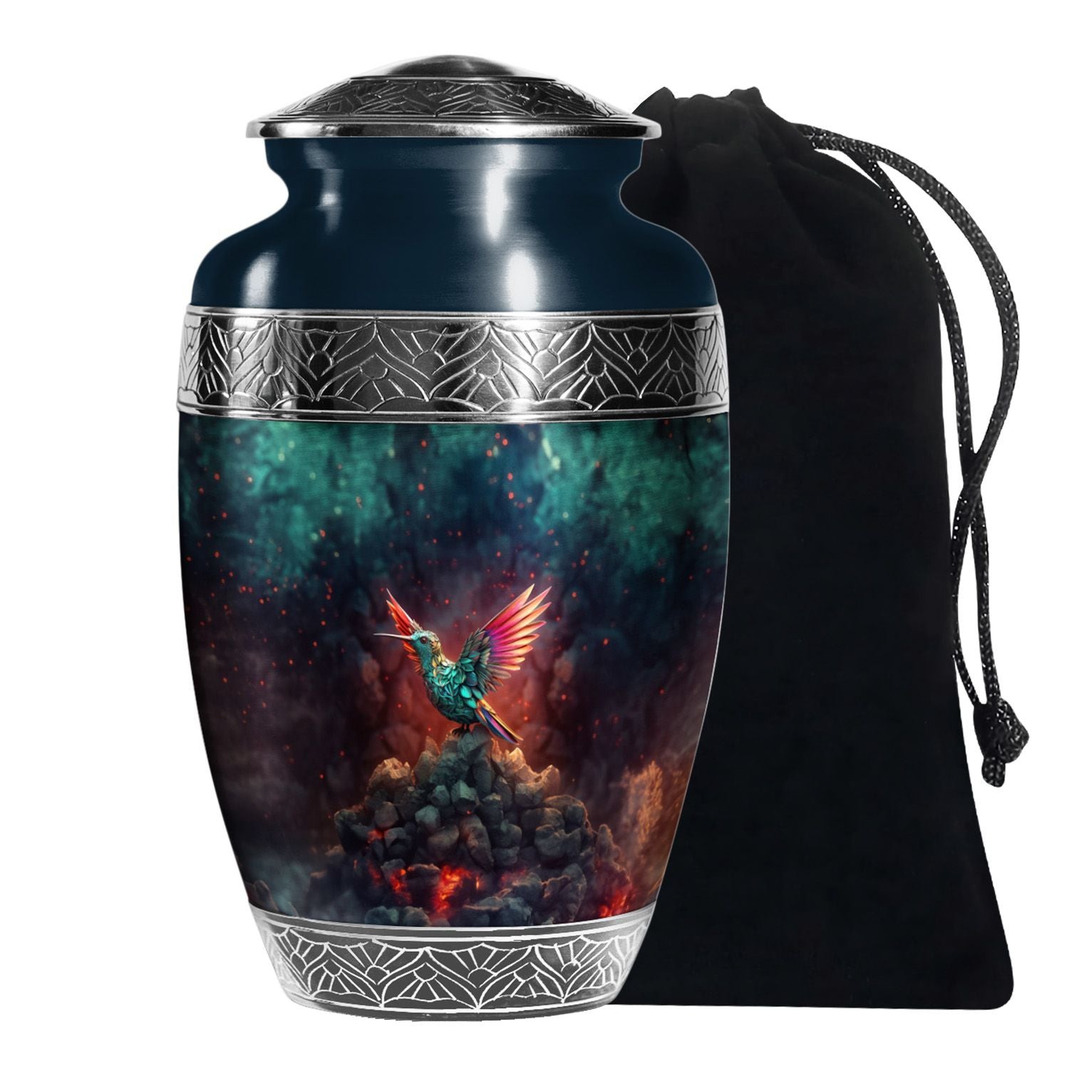 Hummingbird Cremation Urn - Artistic Memorial Urn For Male & Female