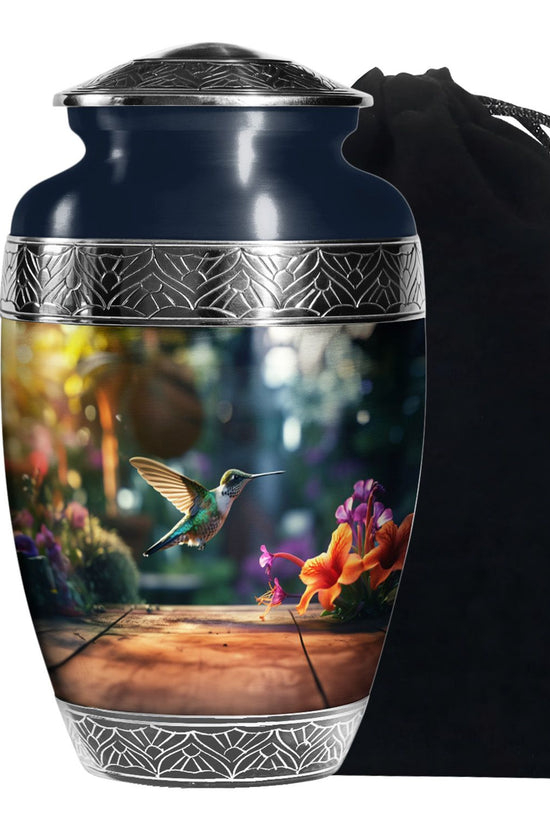 Hummingbird Funeral Urn - Large Memorial Urn For Male & Female