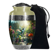 Hummingbird Cremation Urn - Forest Theme Urn For Human Ashes
