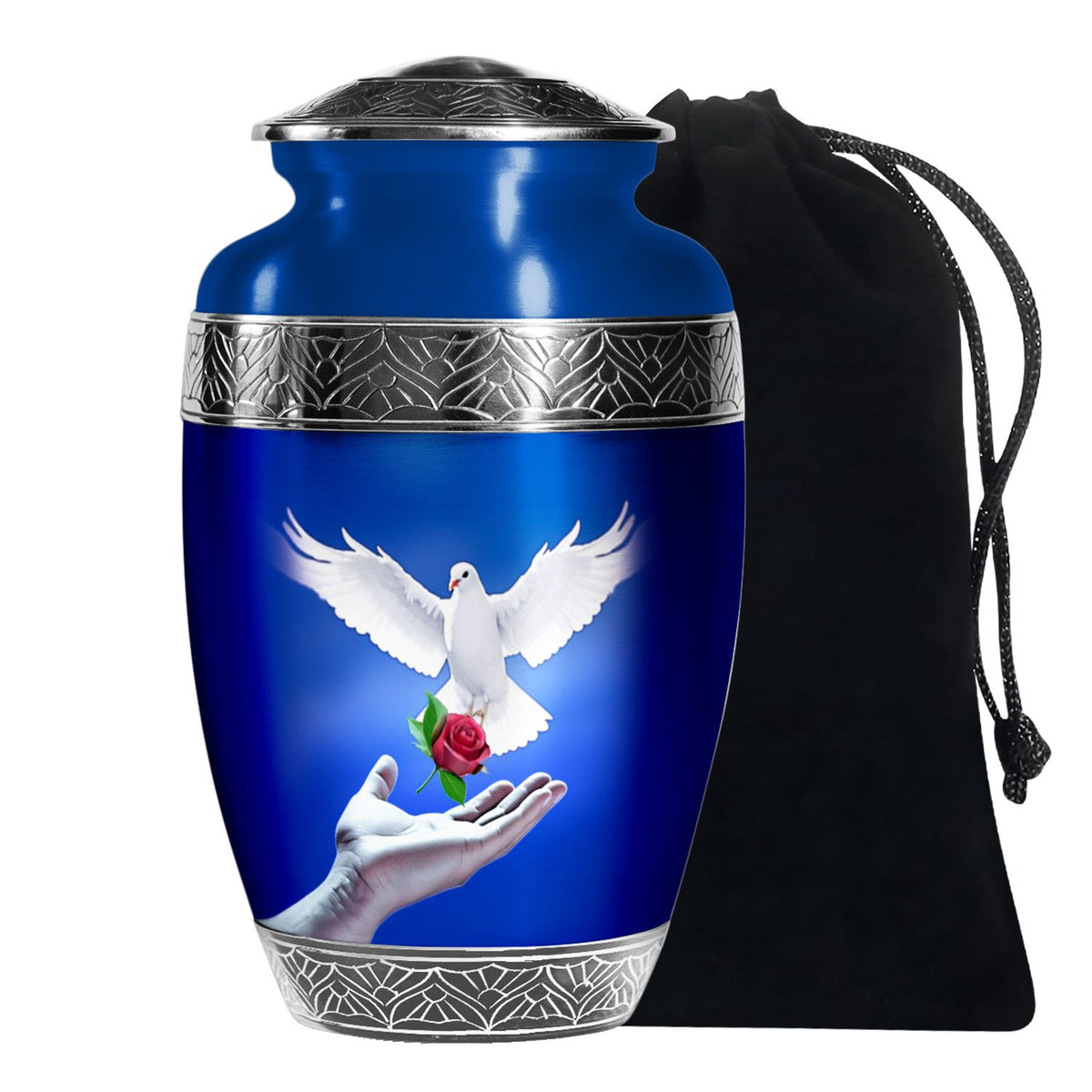 Dove Bird Memorial Urn - Peaceful Cremation Urn For Adult Ashes