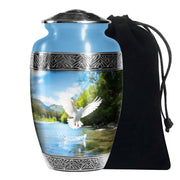 Nature Funeral Theme Urn - Dove Memorial Urn For Loved Ones