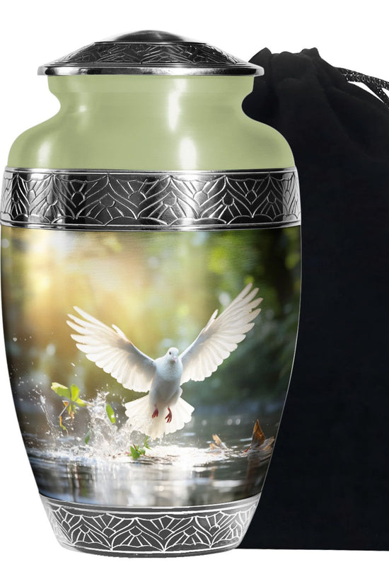 Dove Bird Memorial Urn For Ashes - Cremation Urns For Human Ashes Adult