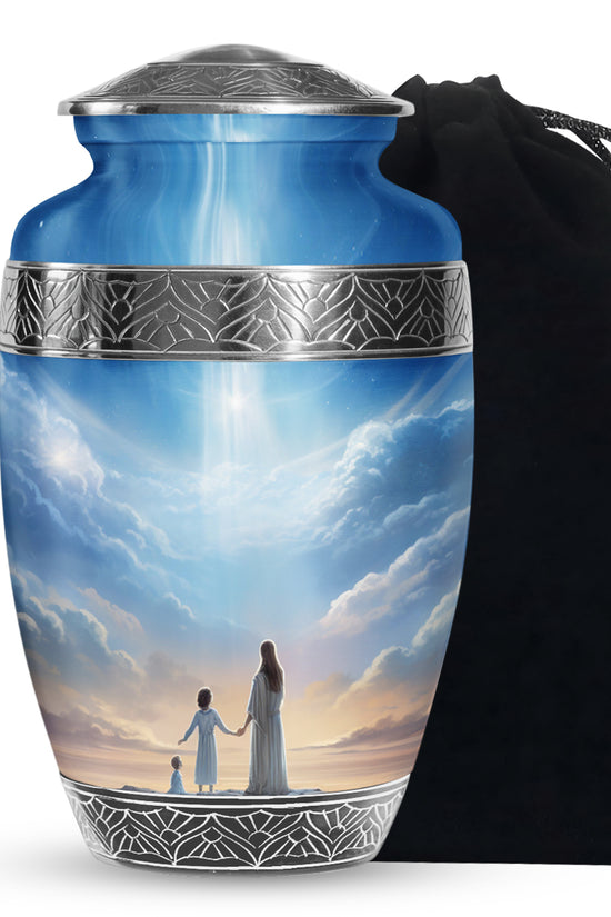 Heavenly Path Cremation Urn For Ashes - Peaceful Memorial Urn For Human Ashes