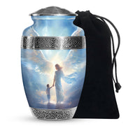 Divine Angel Light Memorial Urn - Spiritual Cremation Urn For Loved Ones