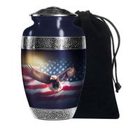 American Tribute Cremation Urn - Military Funeral Urn For Male & Female