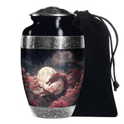 Red Dragon Funeral Urn - Beautiful Theme Memorial Urn For Loved Ones