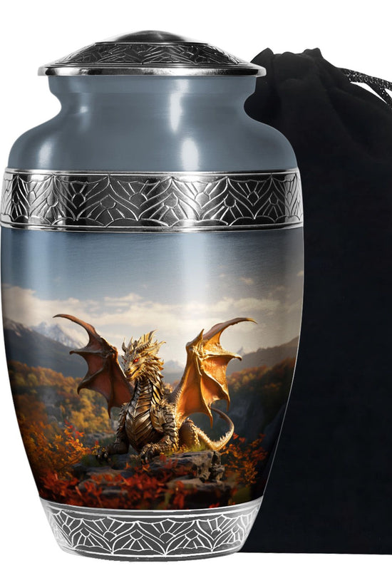 Dragon Heaven Memorial Urn For Adults - Elegant Cremation Urn For Adults