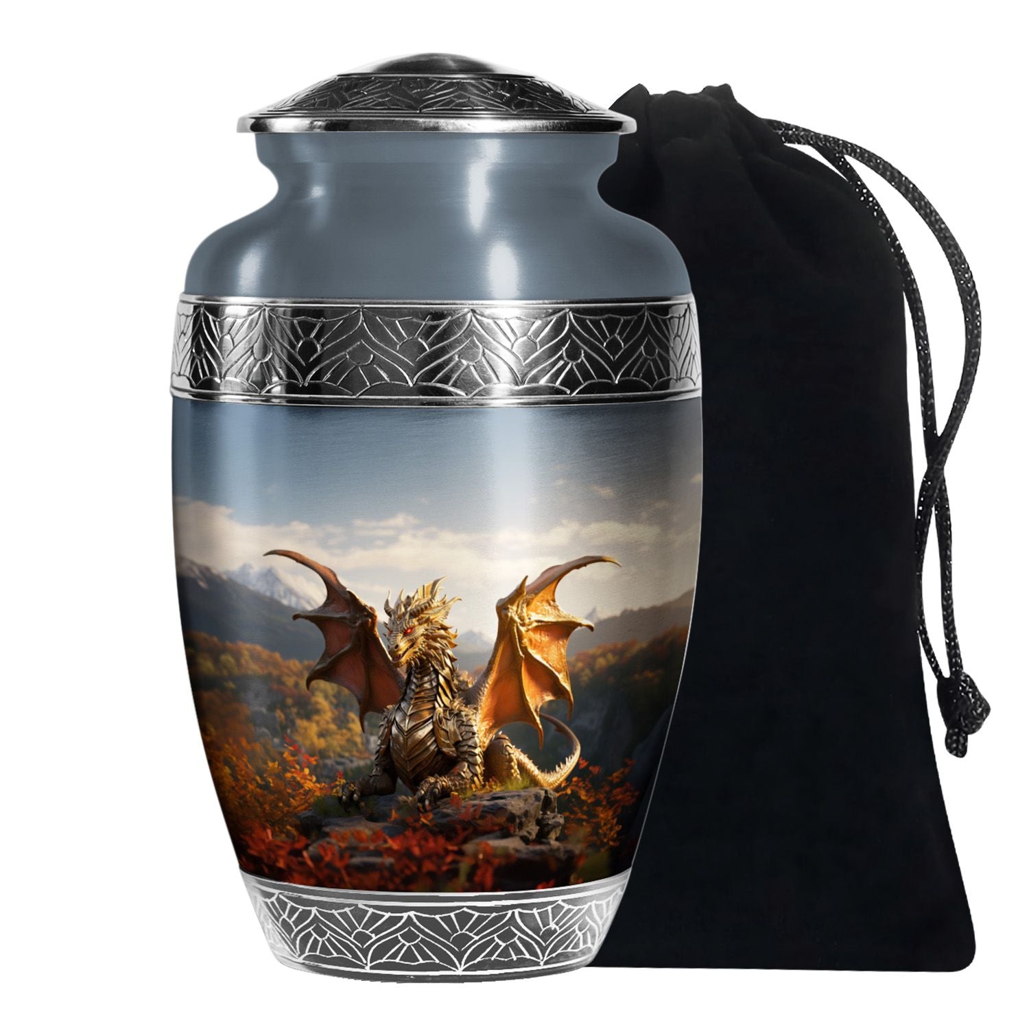 Dragon Heaven Memorial Urn For Adults - Elegant Cremation Urn For Adults