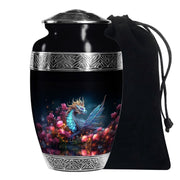 Dragon Theme Funeral Urn - Red Artistic Cremation Urn For Adult Ashes