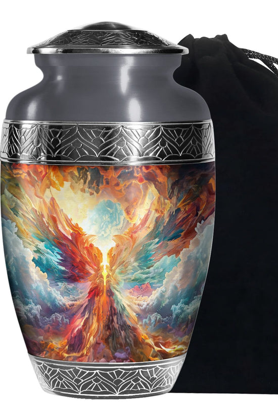 Heavenly Phoenix Cremation Urn - Symbolic Urn For Adult Ashes