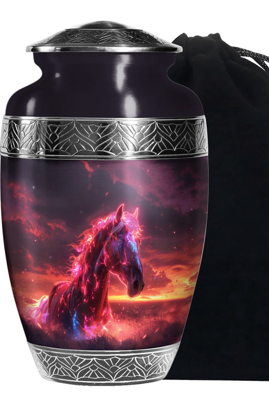 Horse Funeral Urn - Large Cremation Urn For Adult Ashes