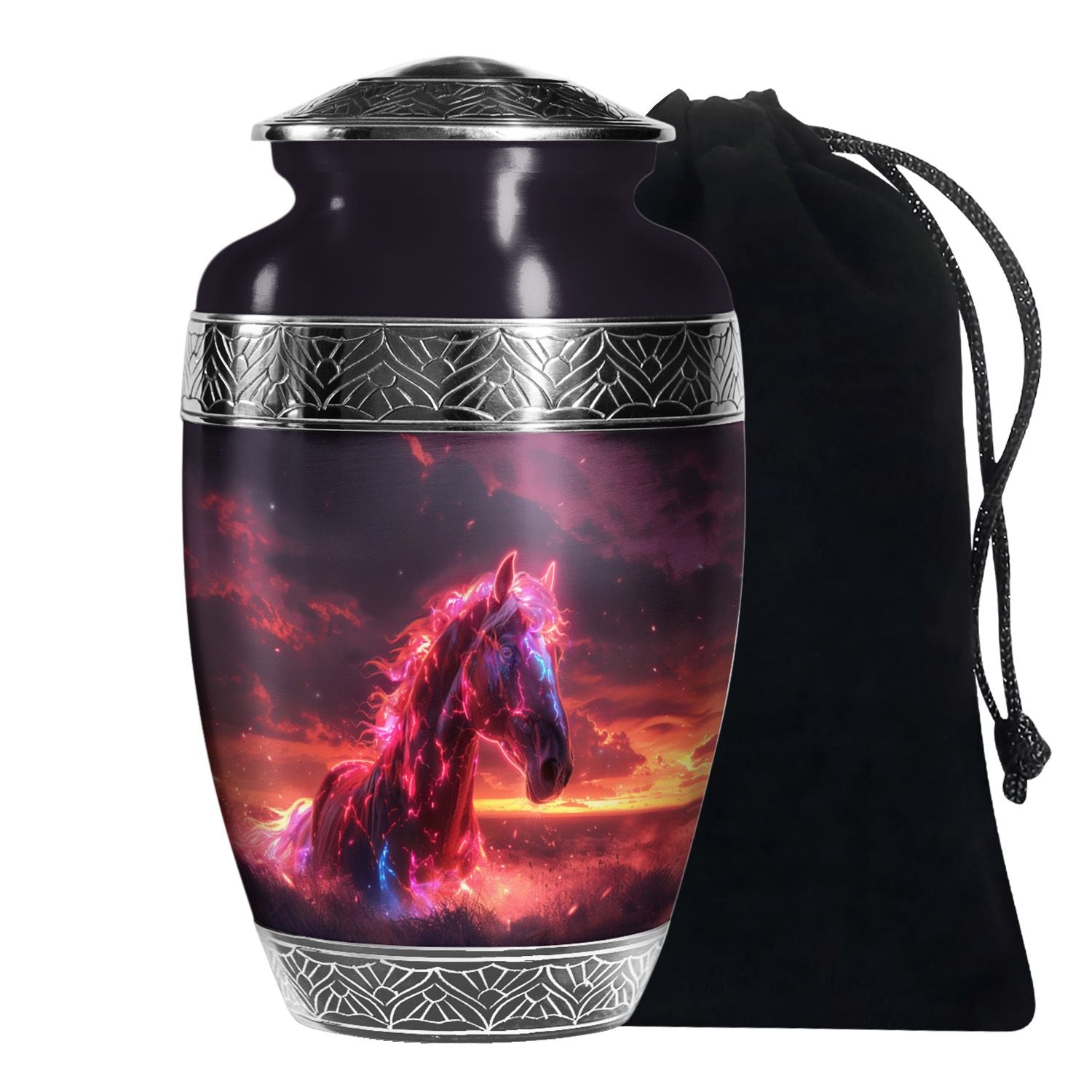 Horse Funeral Urn - Large Cremation Urn For Adult Ashes