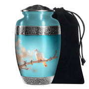 Dove Funeral Urn - Large Memorial Urn For Male & Female