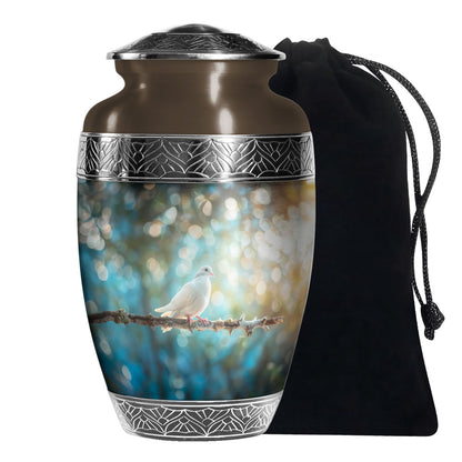 Dove Memorial Urn For Ashes - Forest Funeral Urn For Burial